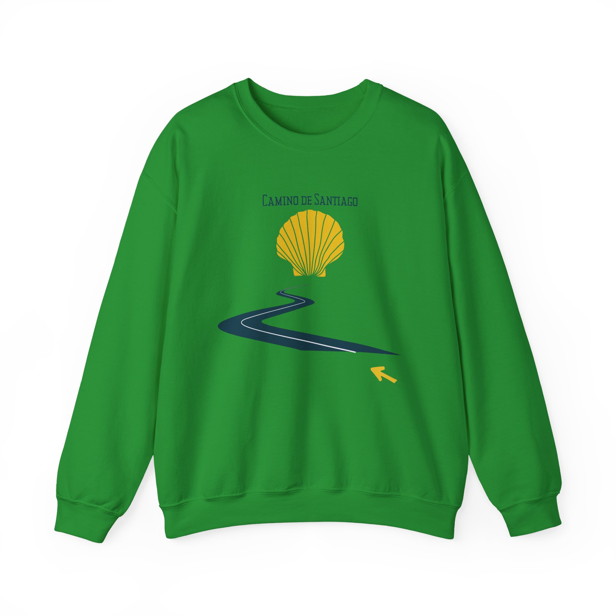 Camino de Santiago – "The Curvy Road" Classic Unisex Crewneck T-Shirt - Imagen 5