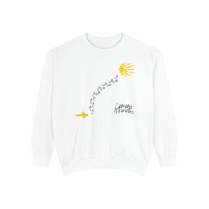 Camino de Santiago – "Camino Primitivo Trail" Vintage Garment-Dyed Sweatshirt
