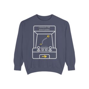 Camino de Santiago – "Retro Arcade Pixel" Vintage Garment-Dyed Sweatshirt