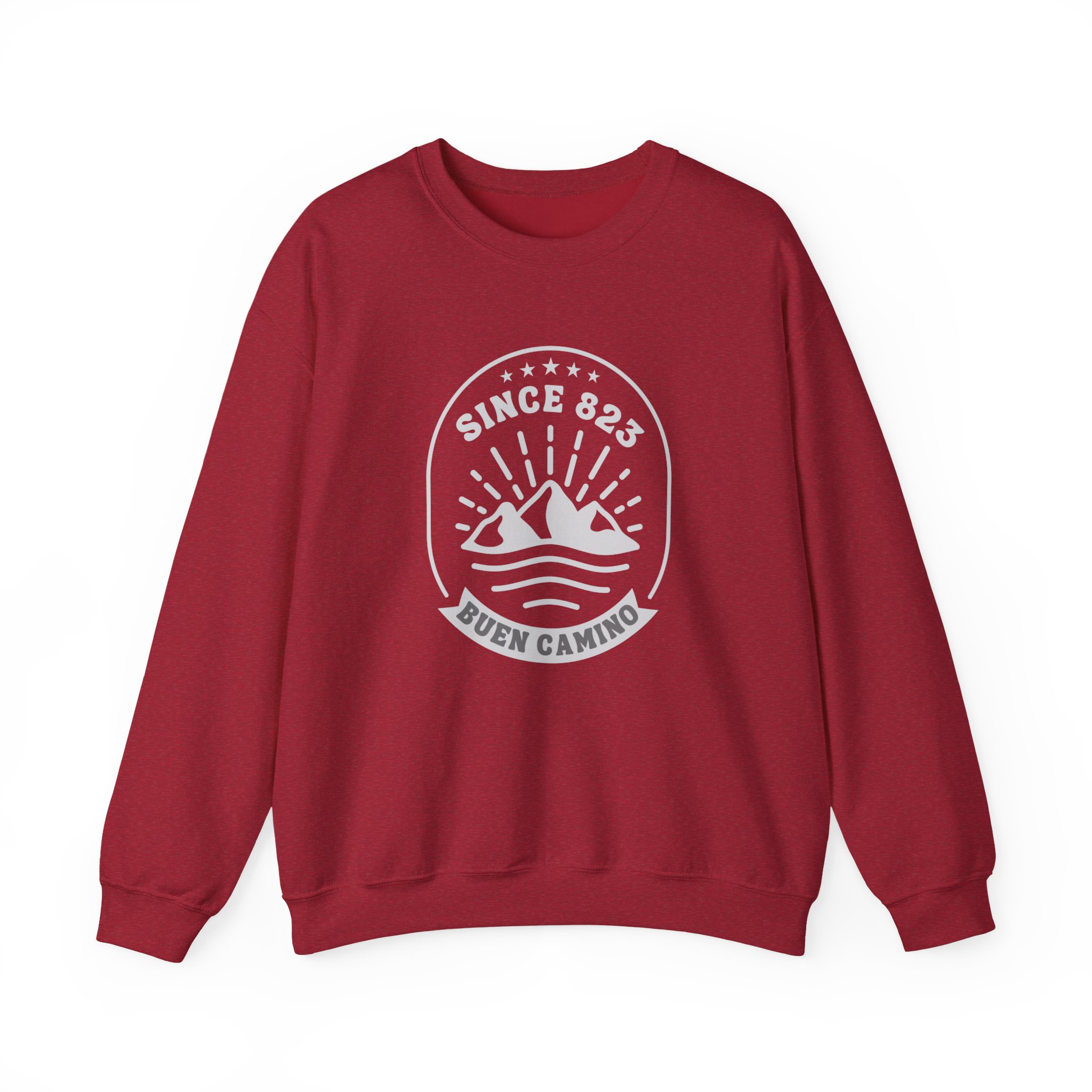 Camino de Santiago – "Heritage 823" Classic Heavy Blend Crewneck Sweatshirt - Imagen 3