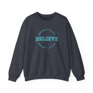 Believe – "Varsity Preppy Circle" Classic Heavy Blend Crewneck Sweatshirt