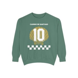 Camino de Santiago – "The Scallop No. 10" Vintage Garment-Dyed Sweatshirt