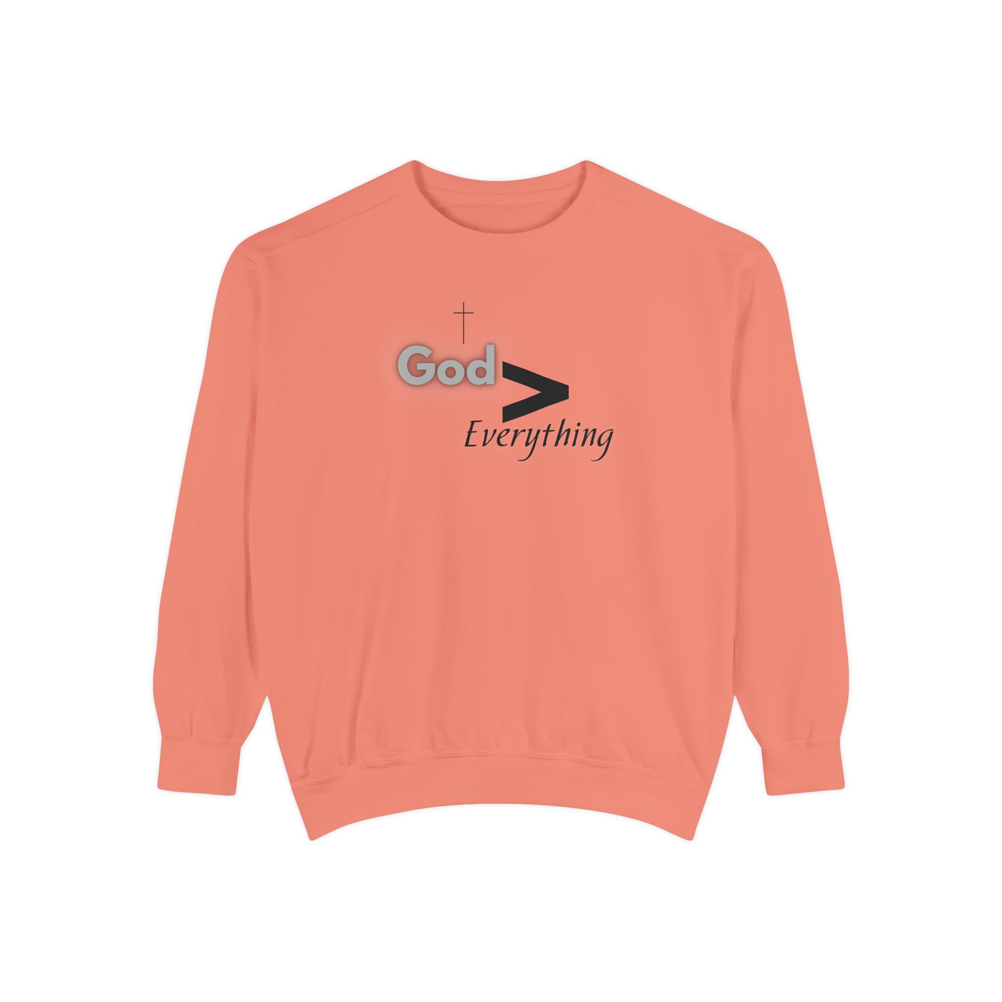 God is Greater – "Mathematical Truth" Vintage Garment-Dyed Sweatshirt - Imagen 6