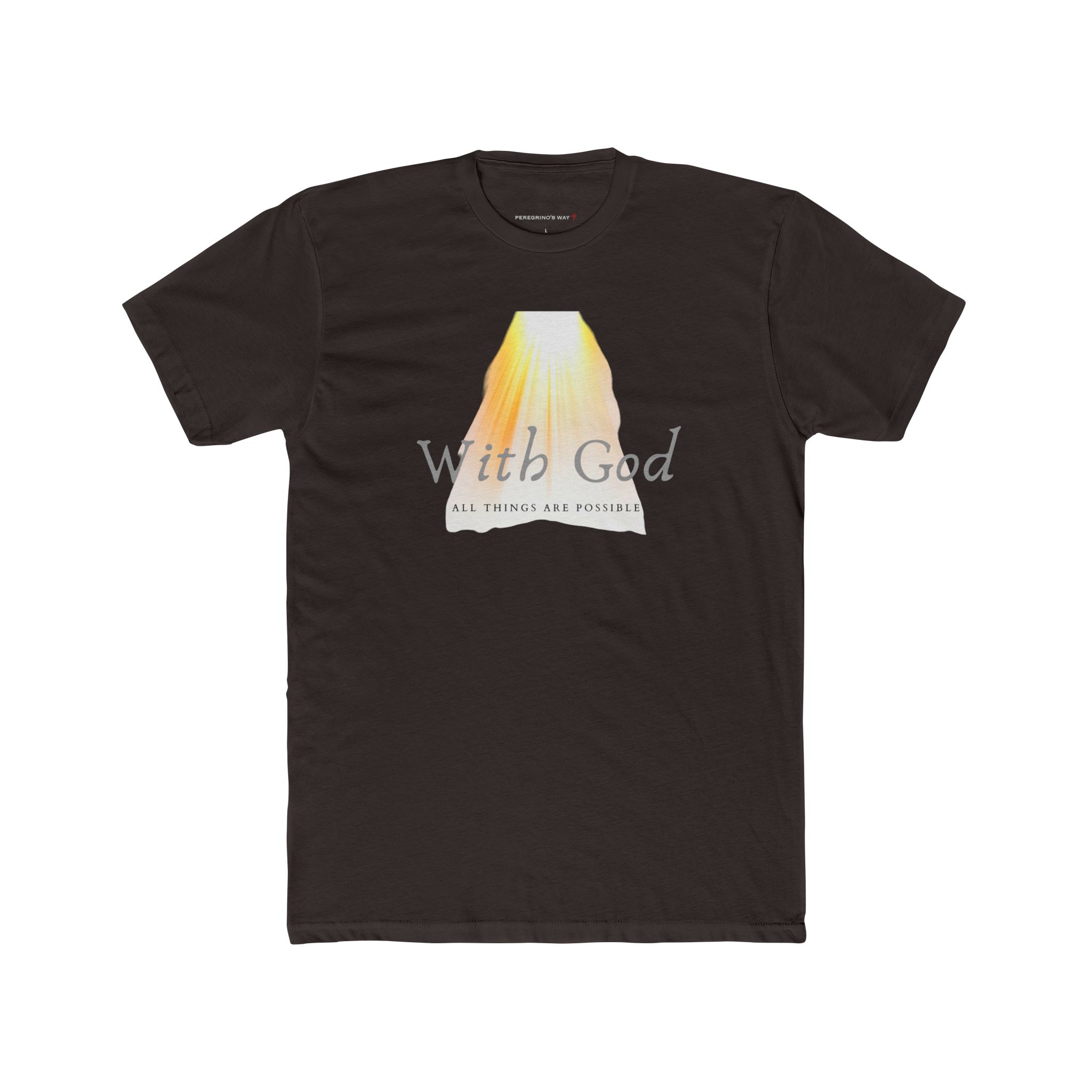 With God All Things Are Possible – "Divine Light" Classic T-Shirt - Imagen 4