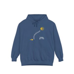 "Camino del Norte" Garment-Dyed Hoodie