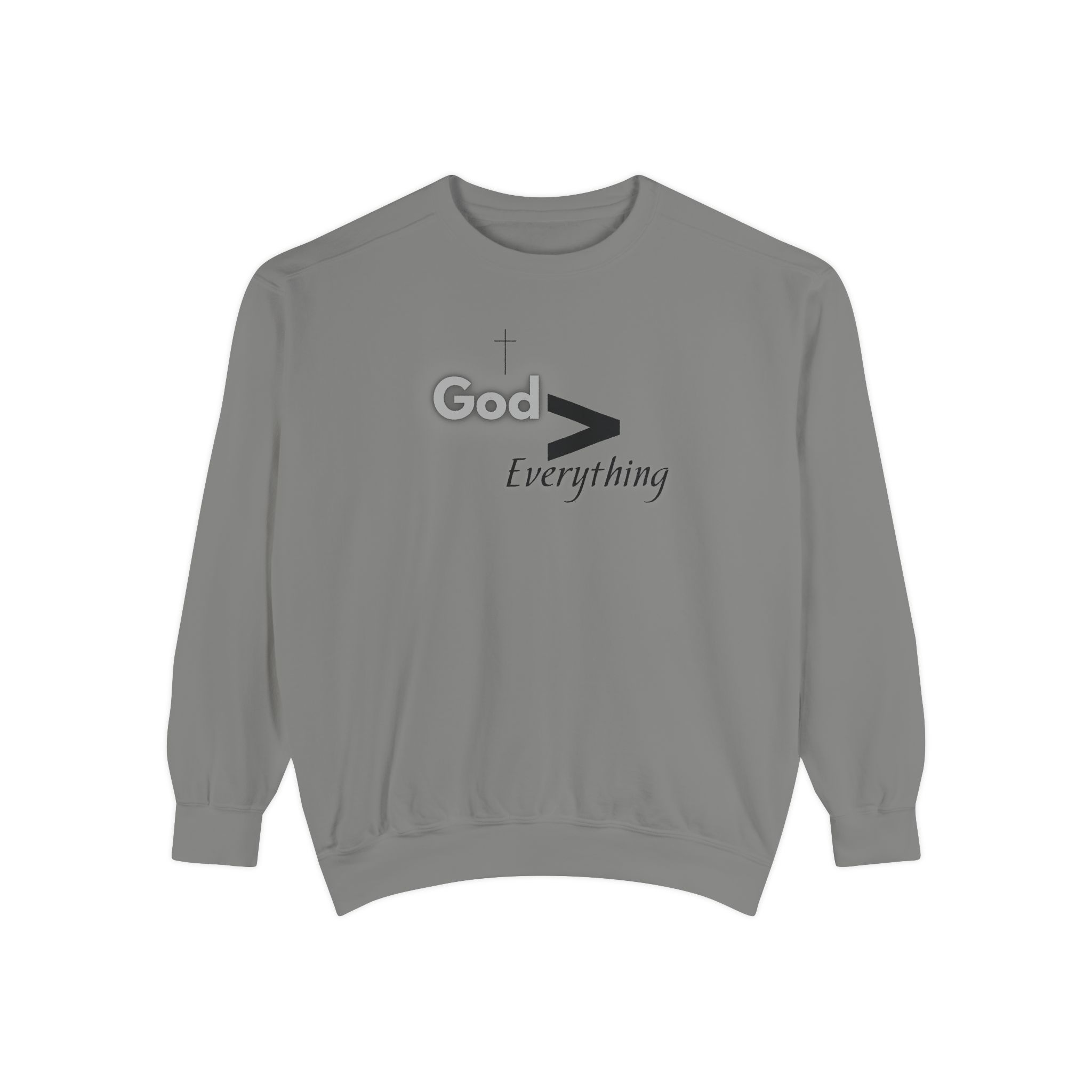 God is Greater – "Mathematical Truth" Vintage Garment-Dyed Sweatshirt