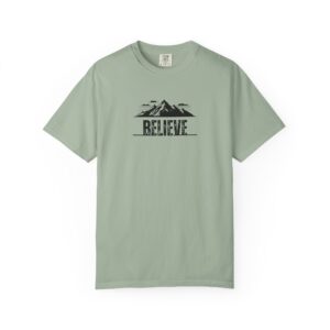 Believe – "The Mountain Summit" Vintage Comfort Colors T-Shirt