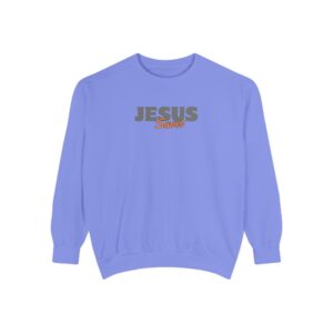 Jesus Saves – "Retro Bubble" Vintage Garment-Dyed Sweatshirt