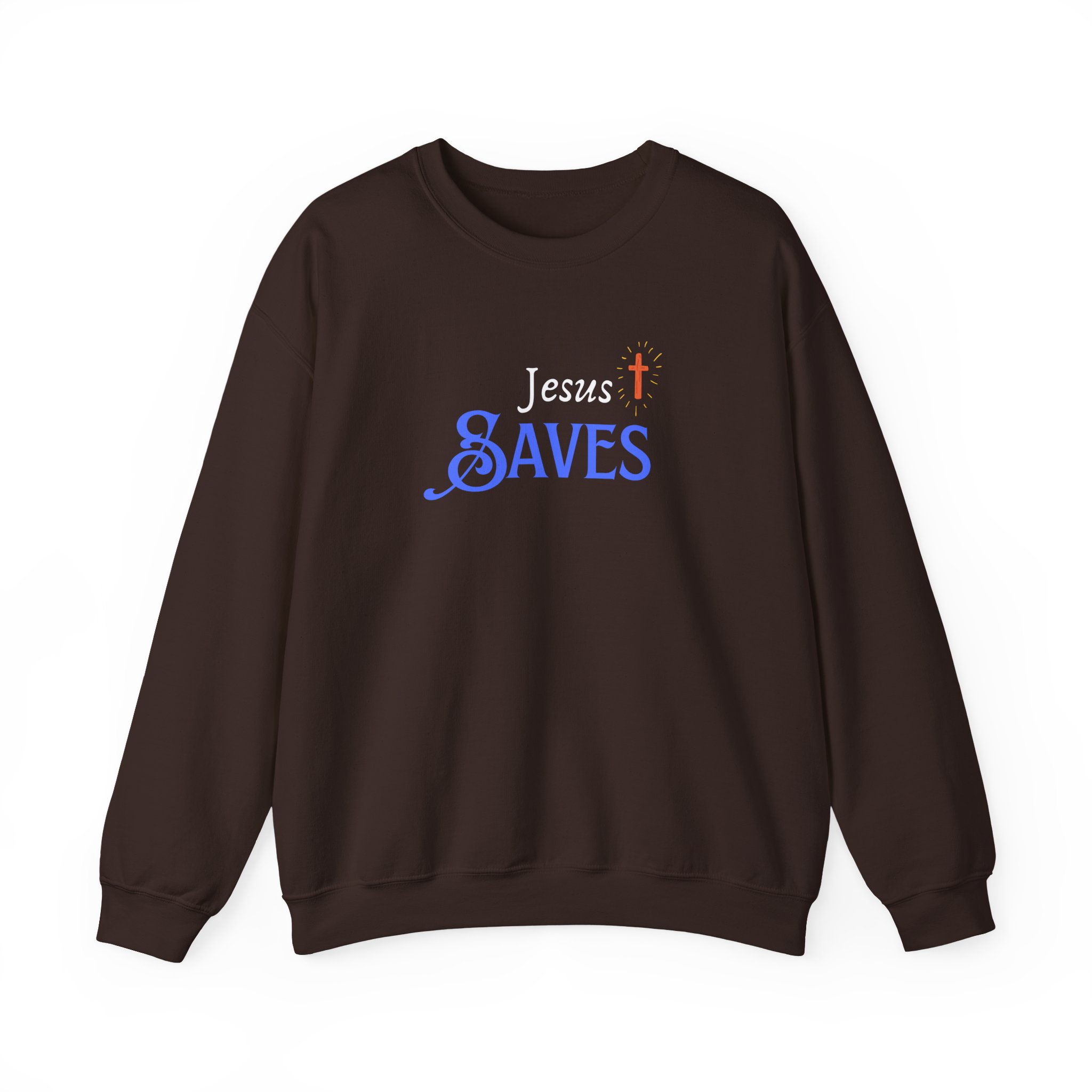 Jesus Saves – "Radiant Hope" Classic Heavy Blend Crewneck Sweatshirt - Imagen 8
