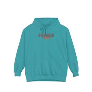 "Retro Bubble" Garment-Dyed Hoodie