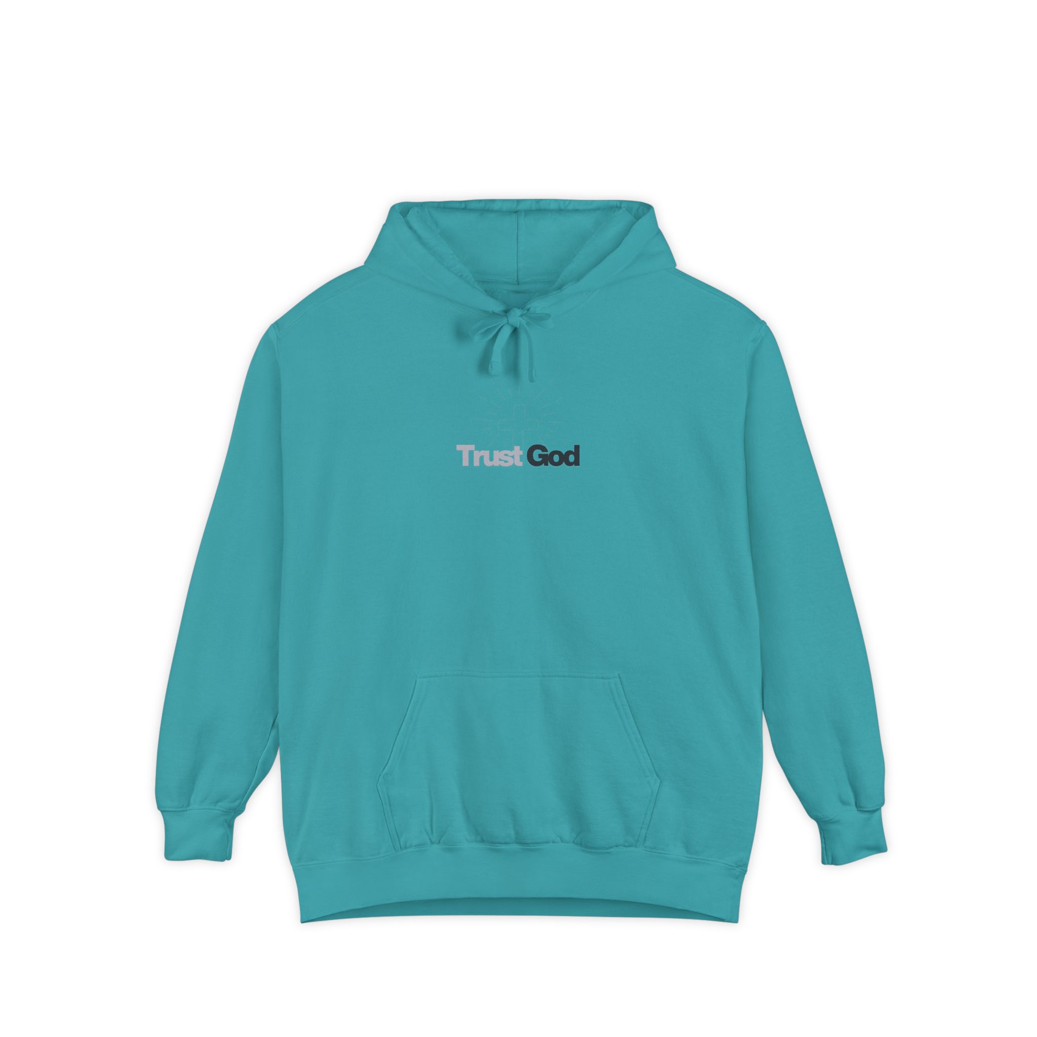 "Radiant Cross" Garment-Dyed Hoodie - Imagen 5