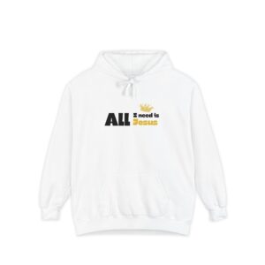 "The King's Crown" Garment-Dyed Hoodie