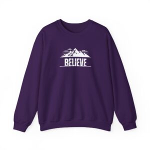 Believe – "The Mountain Summit" Classic Heavy Blend Crewneck Sweatshirt