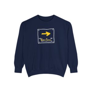 Camino de Santiago – "The Yellow Arrow" Vintage Garment-Dyed Sweatshirt