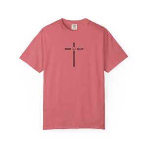 "Child of God" Modern Linear Cross T-Shirt | Vintage Comfort Colors