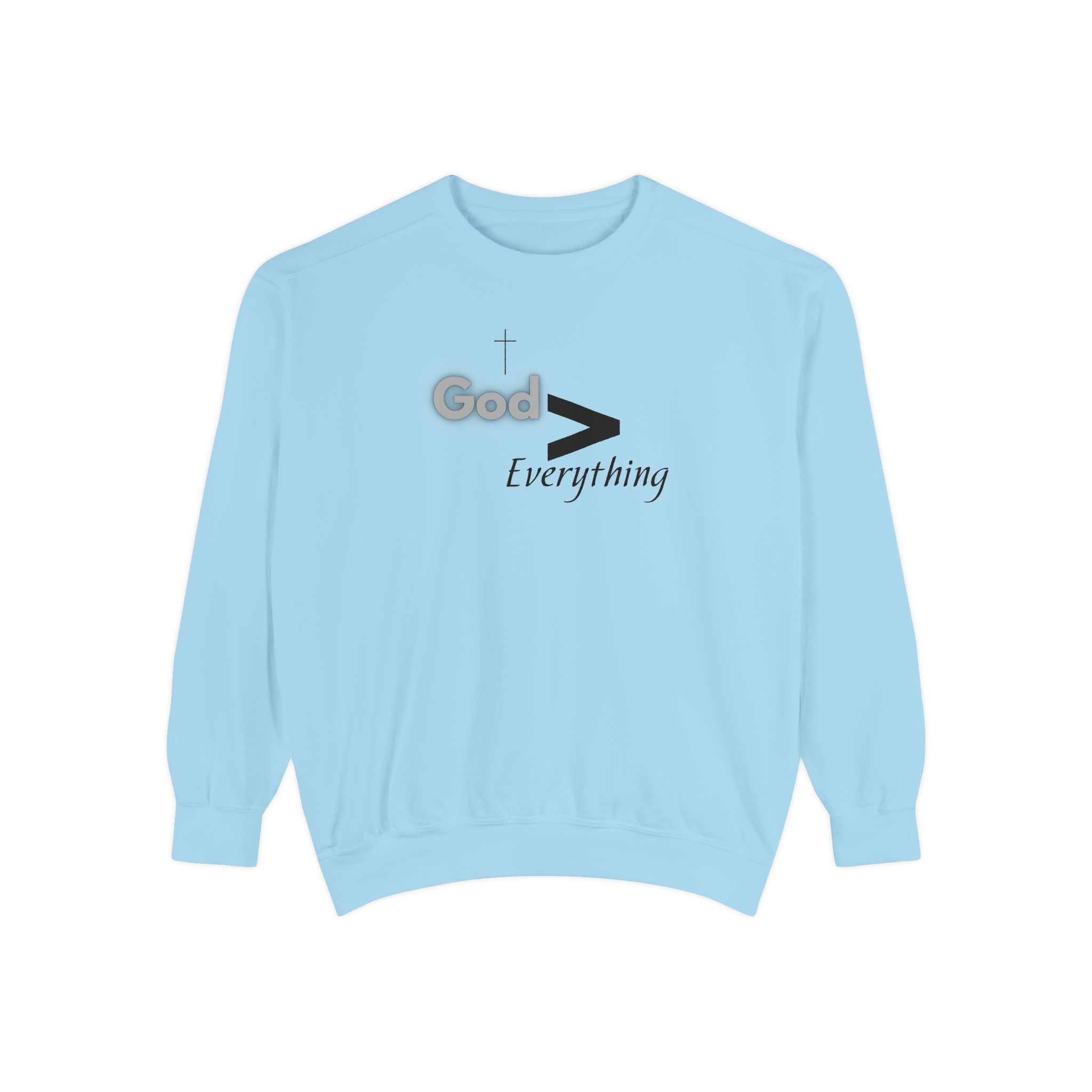 God is Greater – "Mathematical Truth" Vintage Garment-Dyed Sweatshirt - Imagen 5
