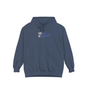 "Graceful Blue" Garment-Dyed Hoodie