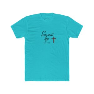 Saved by Grace – "Rustic Cross" Classic T-Shirt
