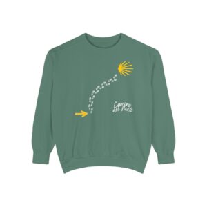 Camino de Santiago – "Camino del Norte Trail" Vintage Garment-Dyed Sweatshirt
