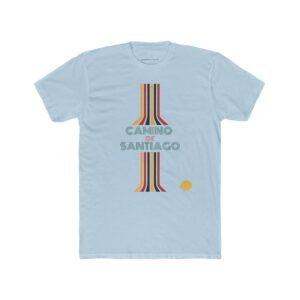 Camino de Santiago – "Retro Vertical Flow" Classic T-Shirt