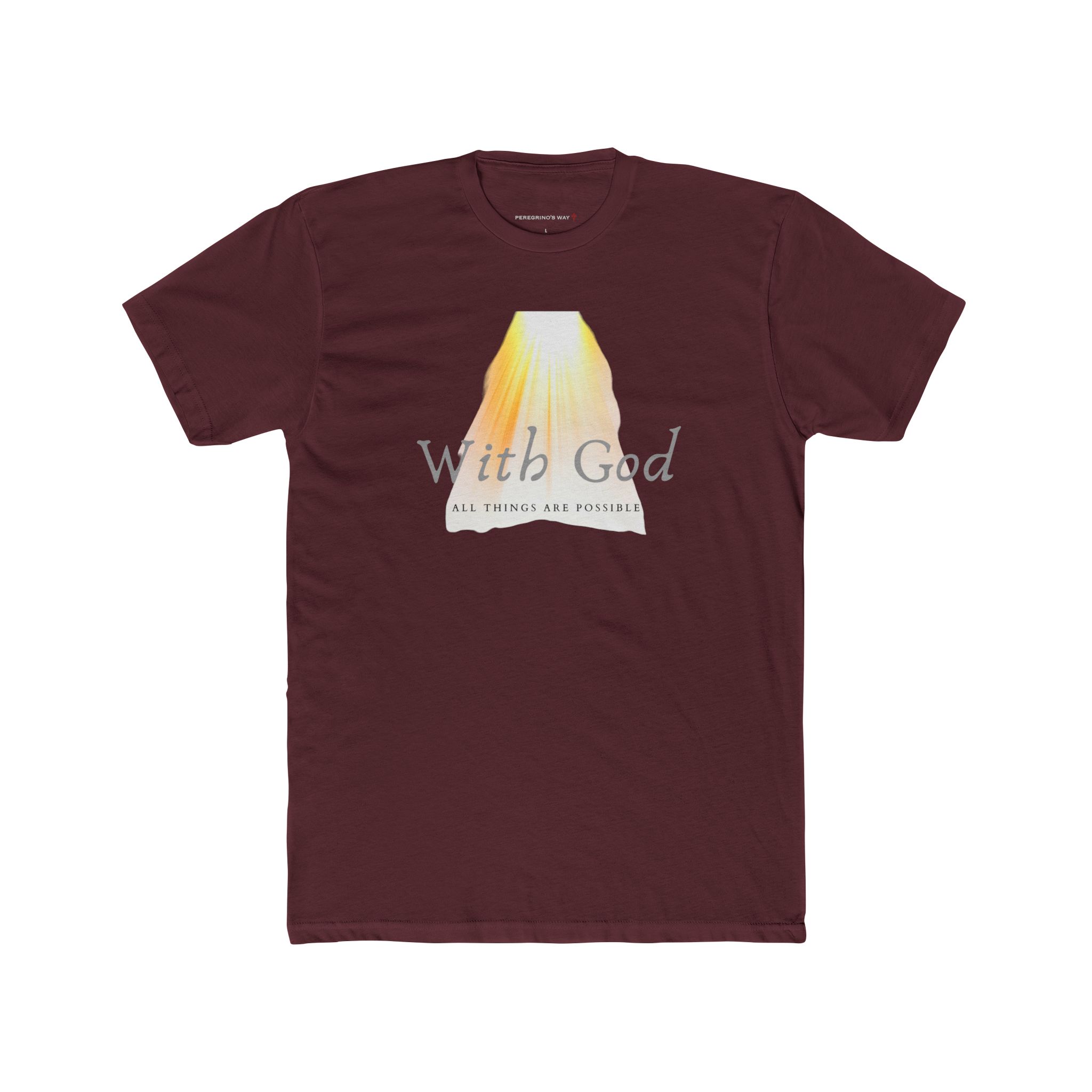 With God All Things Are Possible – "Divine Light" Classic T-Shirt - Imagen 11