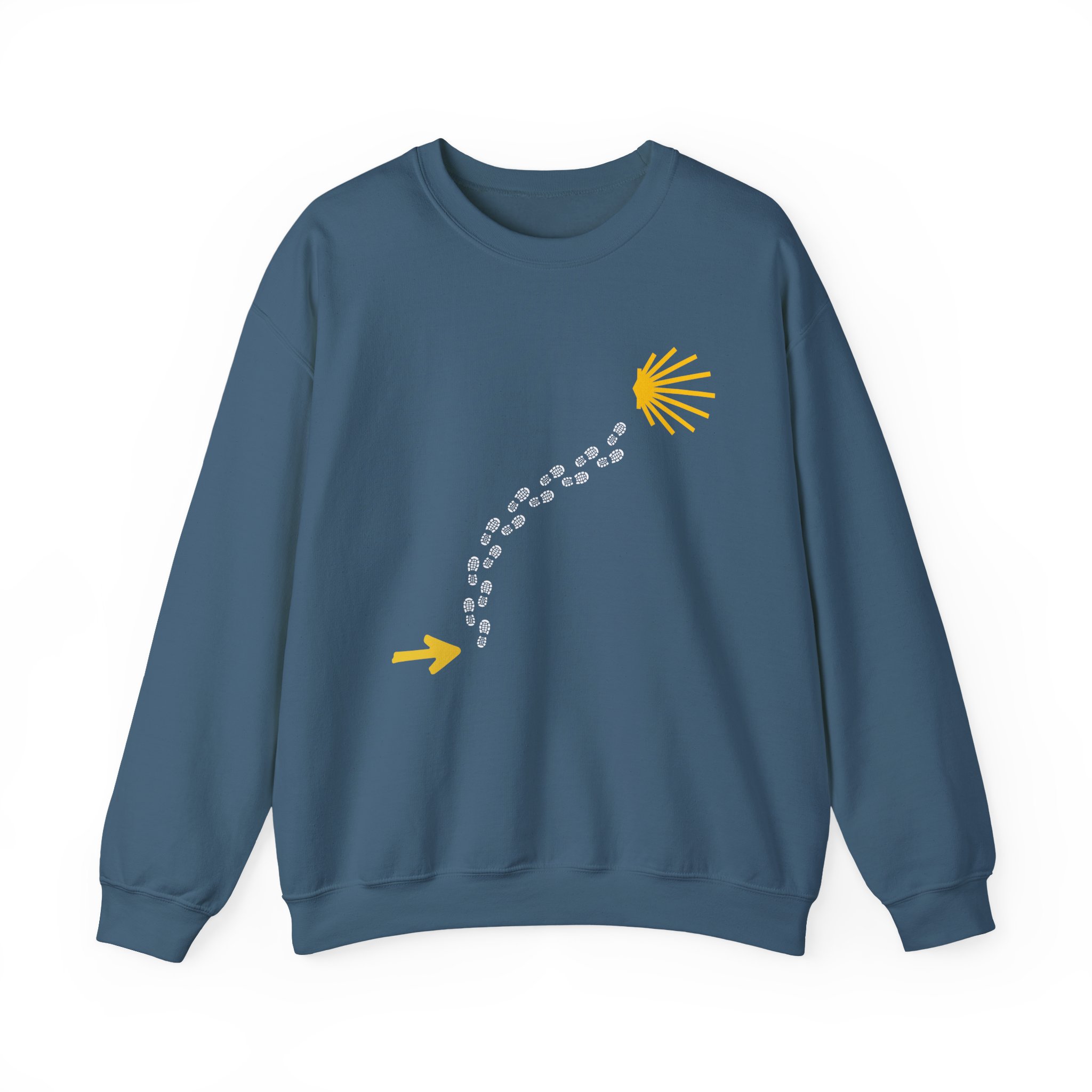 Camino de Santiago – "The Essential Trail" Classic Heavy Blend Crewneck Sweatshirt - Imagen 11