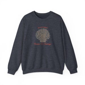 Camino de Santiago – "Rustic Scallop Journey" Classic Heavy Blend Crewneck Sweatshirt