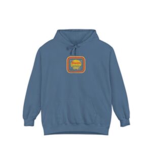 "Retro Shell Badge" Garment-Dyed Hoodie