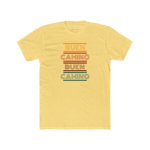 Camino de Santiago – "Retro Stripe" Buen Camino Classic T-Shirt