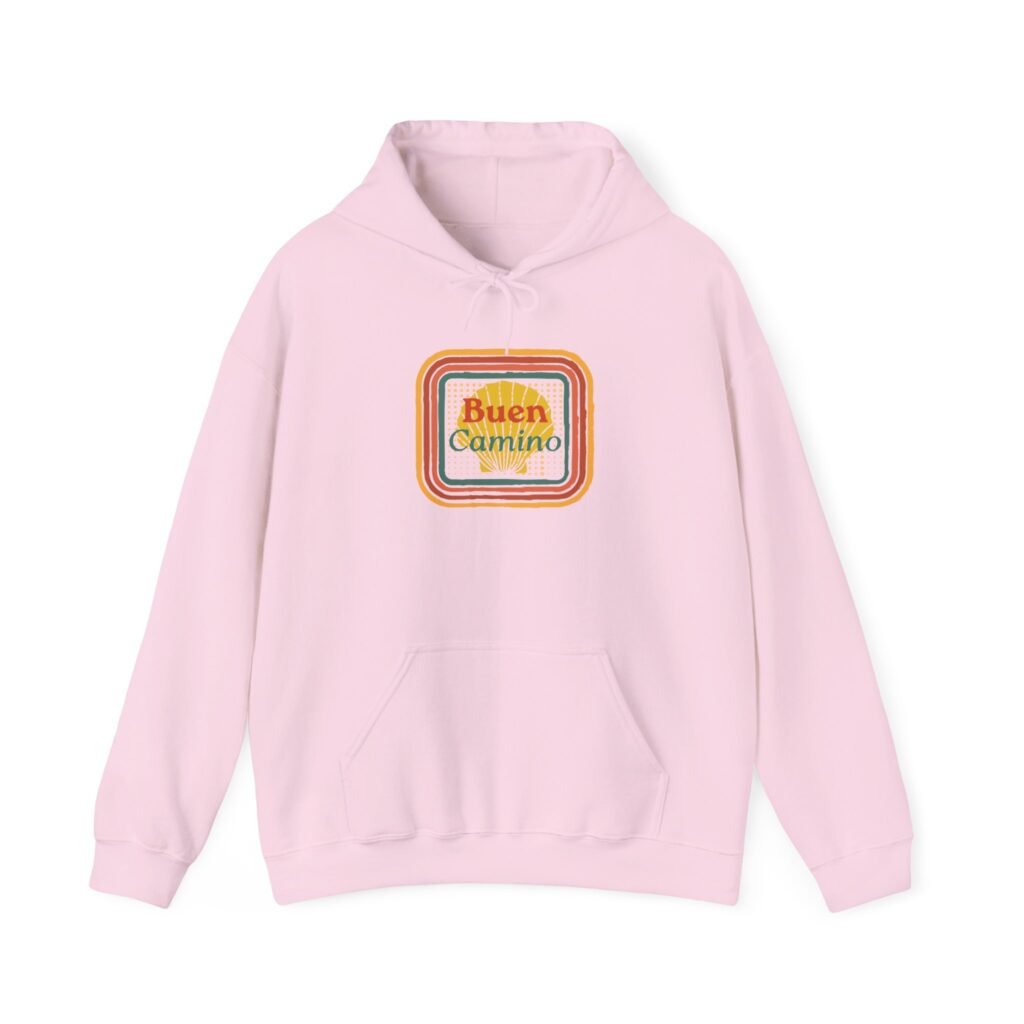 "Retro Shell Badge" Hooded Sweatshirt