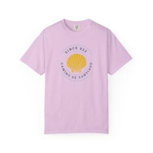 Camino de Santiago – "Heritage Shell Circle" Vintage Comfort Colors T-Shirt