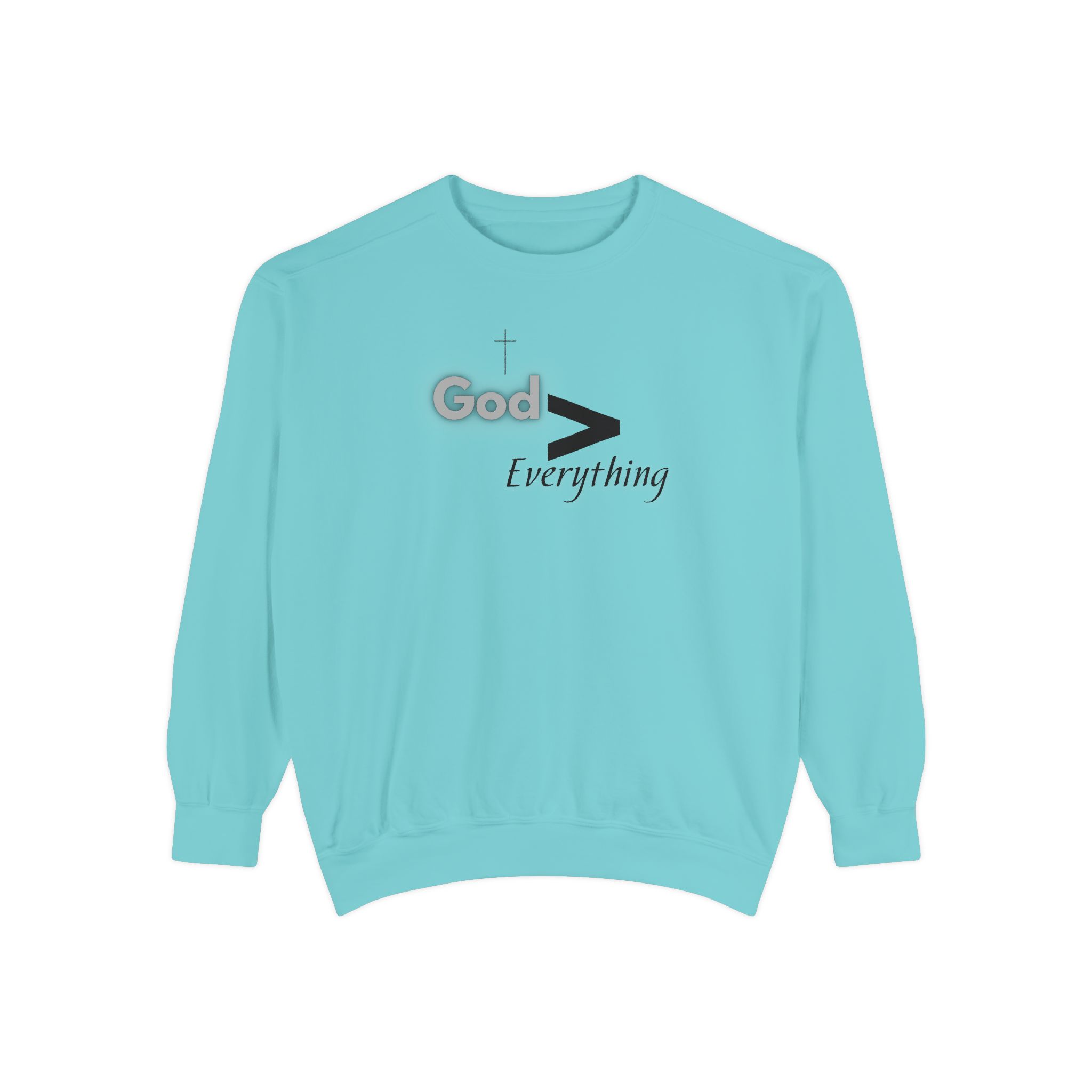 God is Greater – "Mathematical Truth" Vintage Garment-Dyed Sweatshirt - Imagen 7
