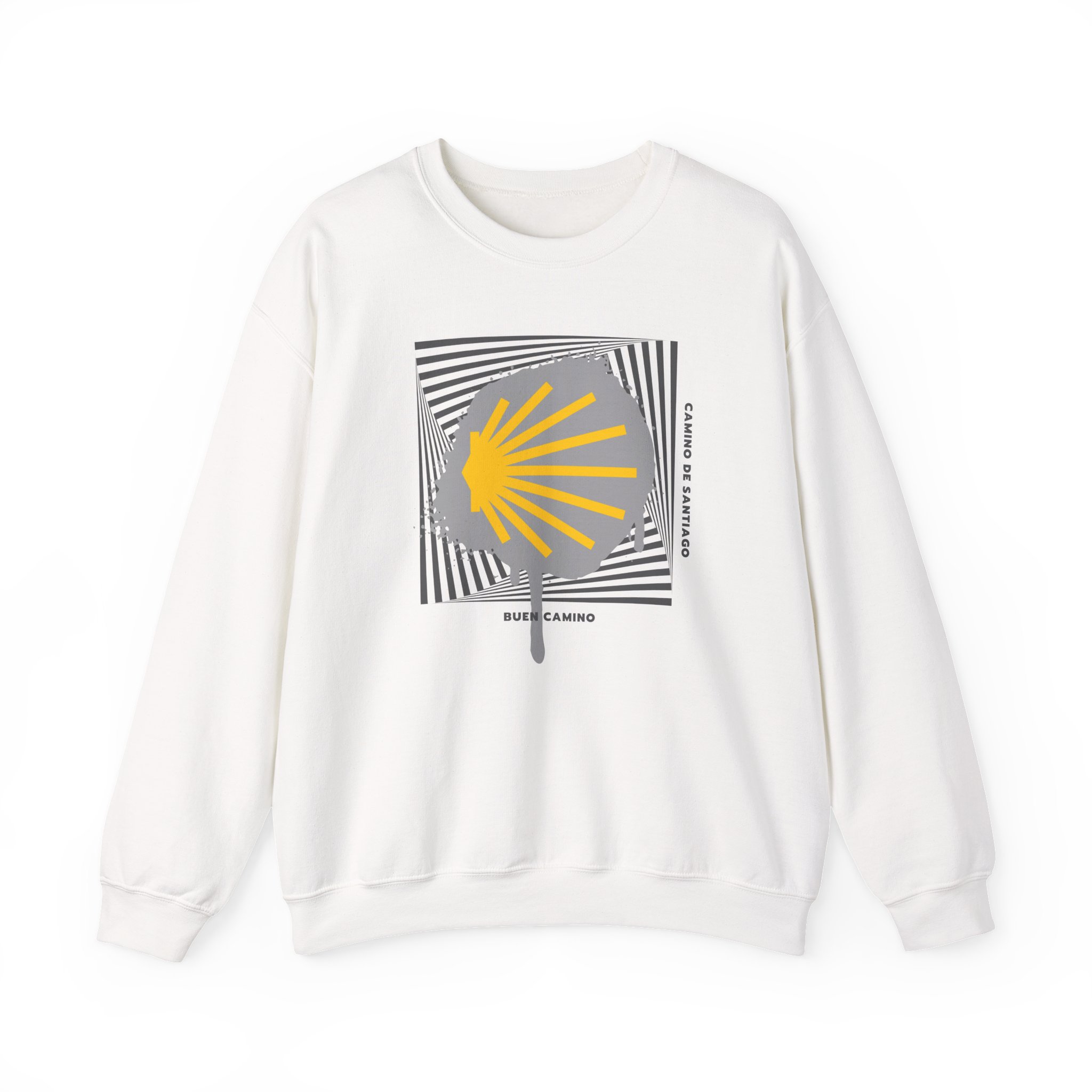 Camino de Santiago – "Stencil Way" Urban Graffiti Classic Unisex T-Shirt - Imagen 2