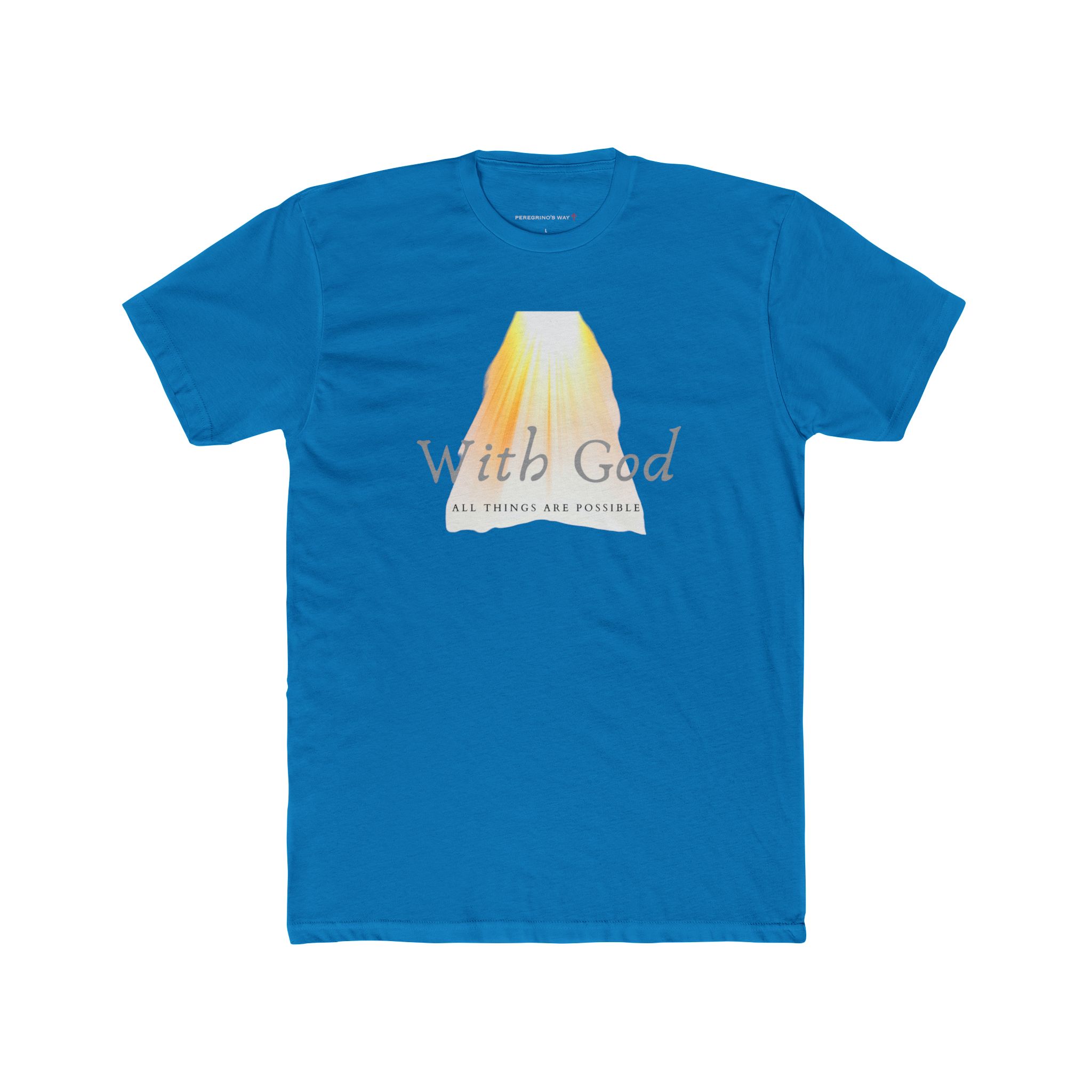 With God All Things Are Possible – "Divine Light" Classic T-Shirt - Imagen 9