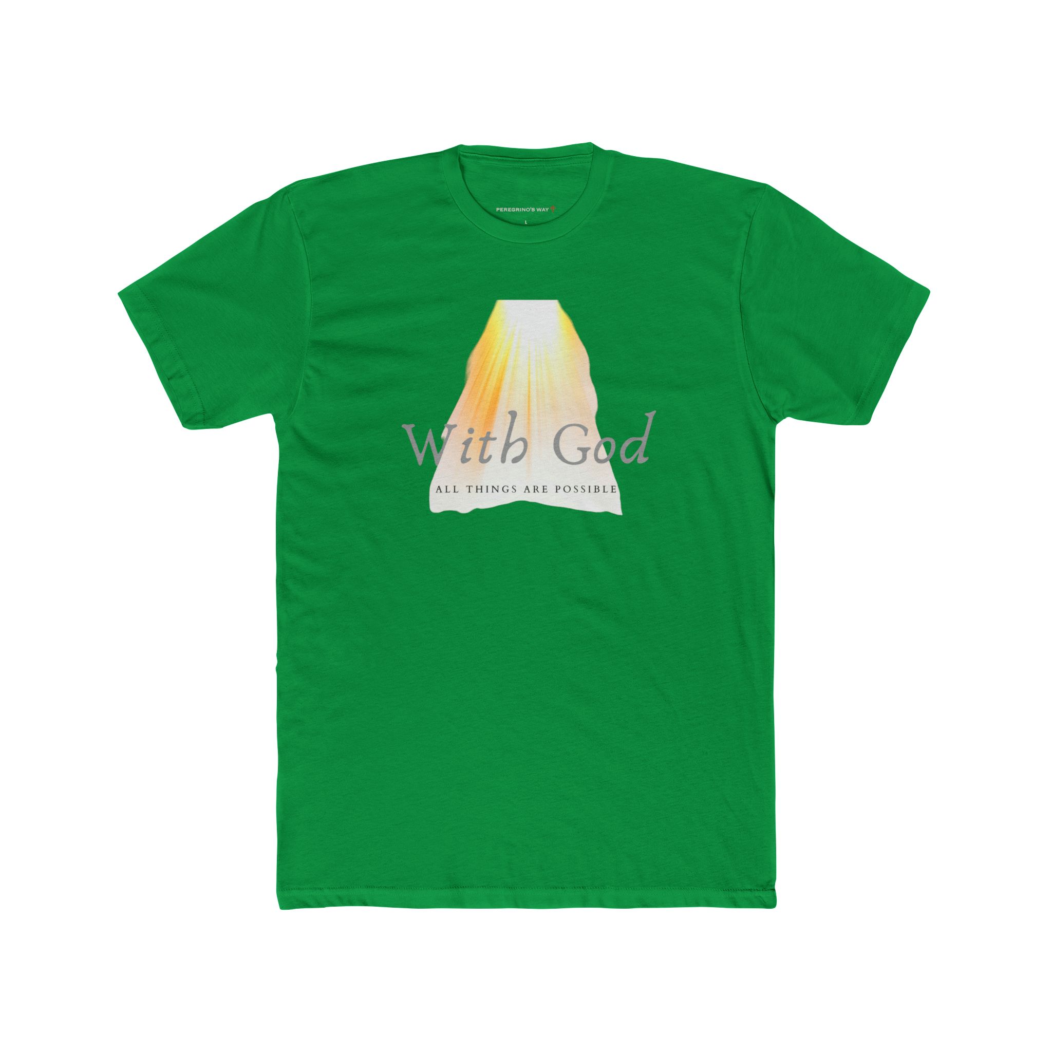 With God All Things Are Possible – "Divine Light" Classic T-Shirt - Imagen 3