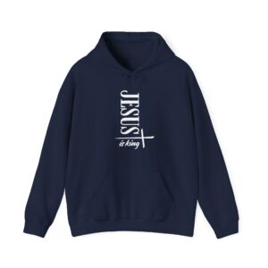 "Vertical Cross" Hooded Sweatshirt