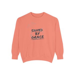 Saved by Grace – "Radiant Grunge" Vintage Garment-Dyed Sweatshirt