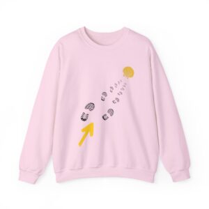 Camino de Santiago – "The Straight Path" Perspective Heavy Blend Crewneck Sweatshirt