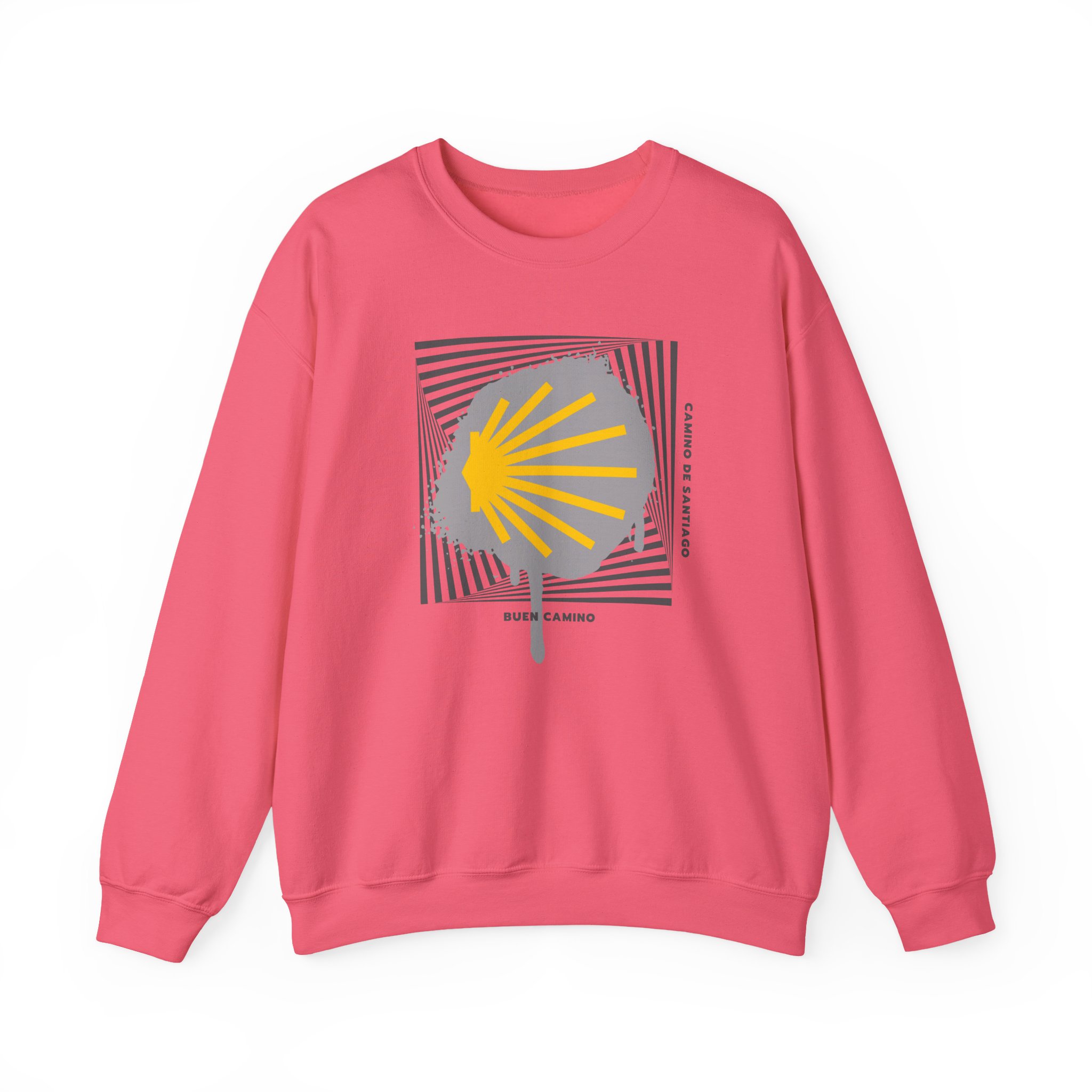 Camino de Santiago – "Stencil Way" Urban Graffiti Classic Unisex T-Shirt - Imagen 4