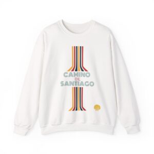 Camino de Santiago – "Retro Vertical Flow" Classic Unisex Crewneck T-Shirt