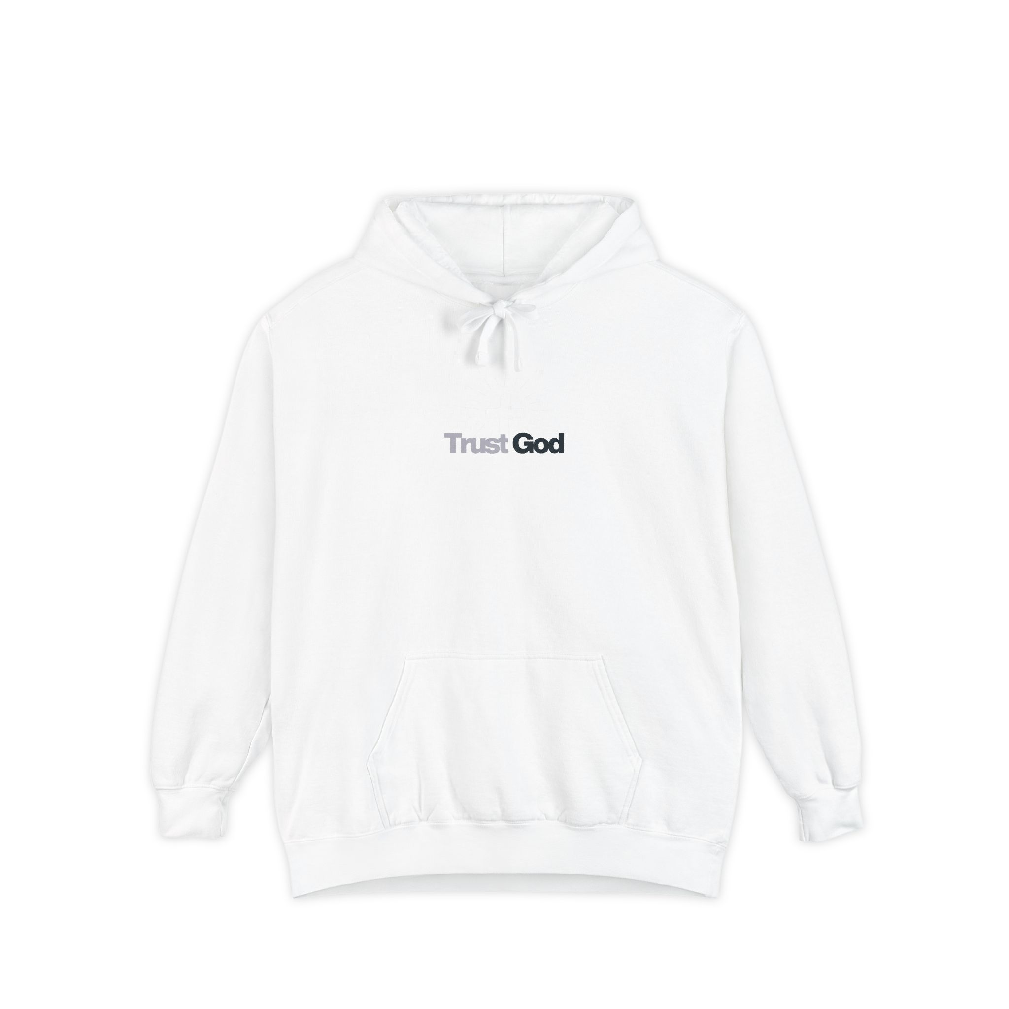 "Radiant Cross" Garment-Dyed Hoodie - Imagen 2