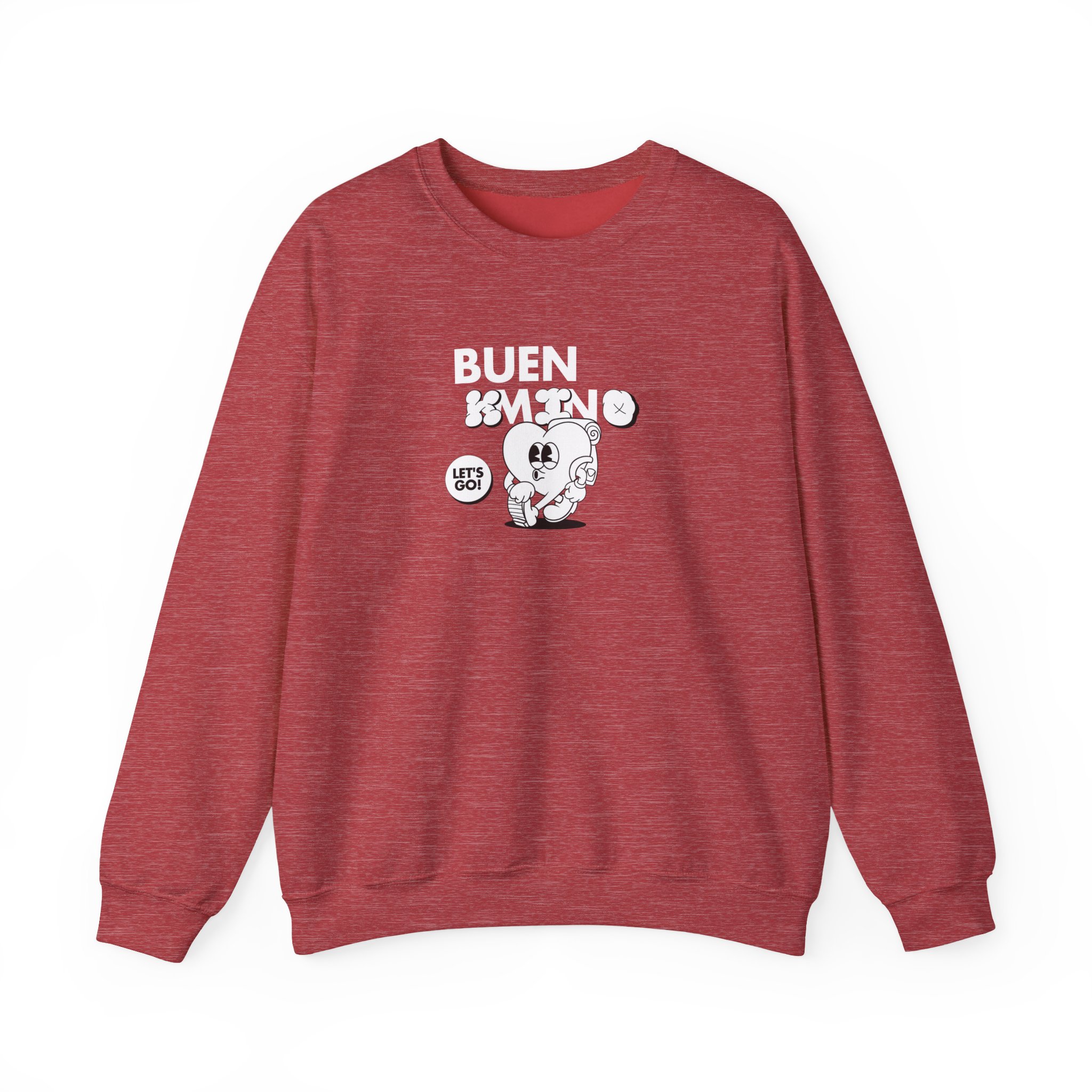 Camino de Santiago – "Let's Go Pilgrim" Classic Heavy Blend Crewneck Sweatshirt - Imagen 9