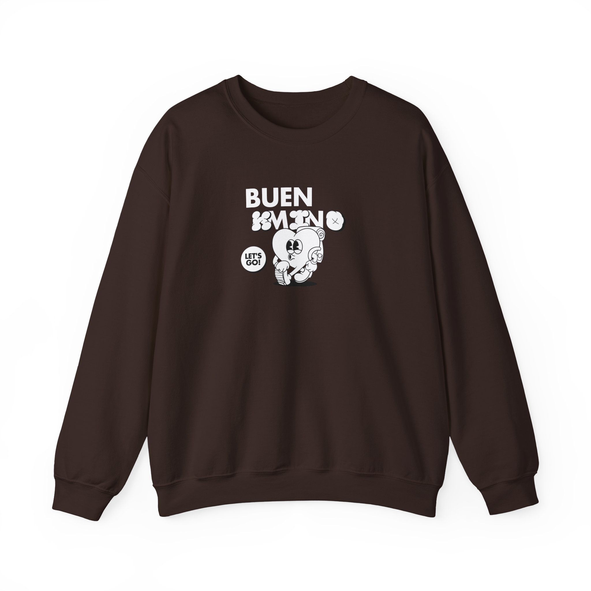 Camino de Santiago – "Let's Go Pilgrim" Classic Heavy Blend Crewneck Sweatshirt - Imagen 4