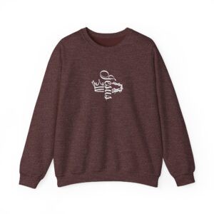 Jesus is King – "The Two Crowns" Classic Heavy Blend Crewneck Sweatshirt