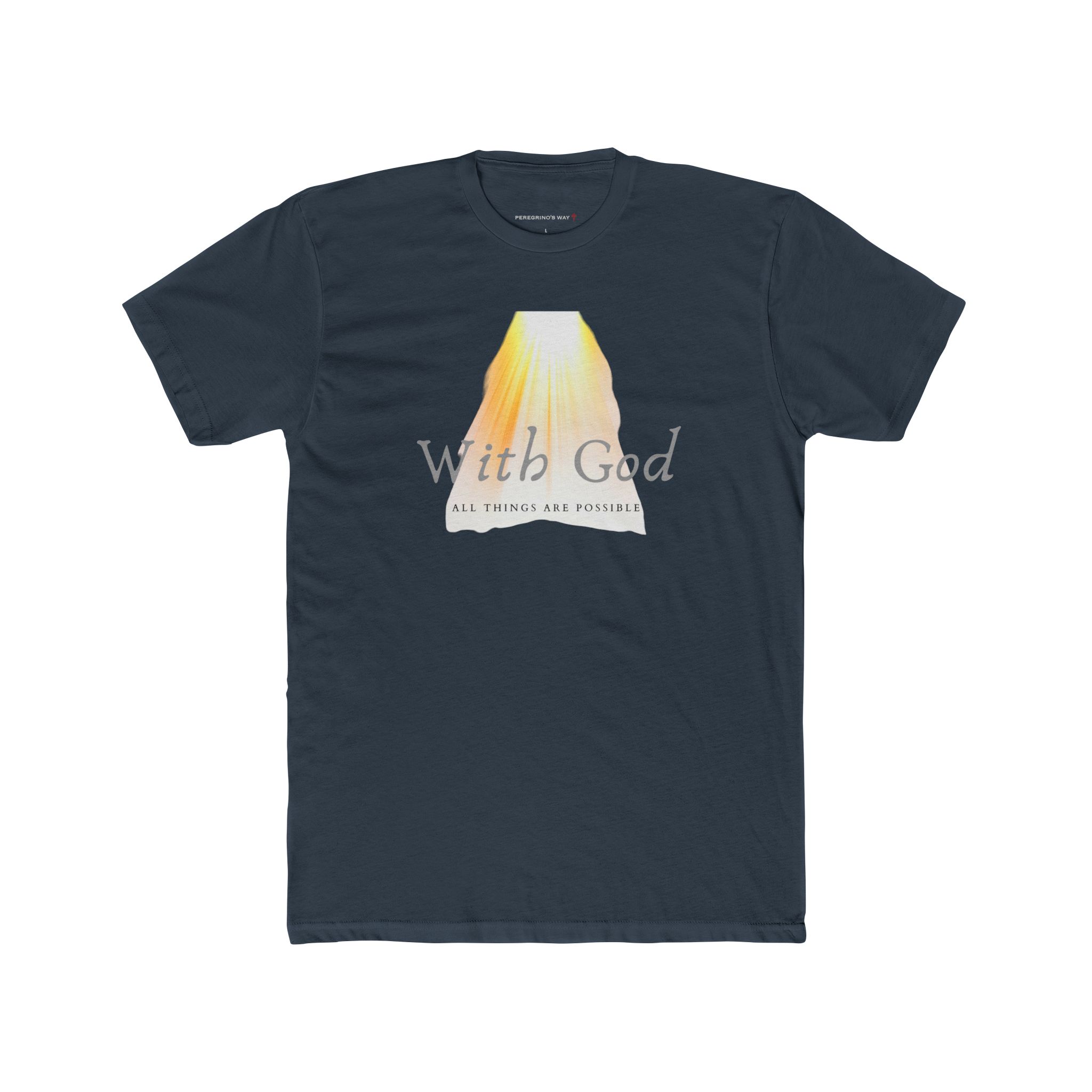 With God All Things Are Possible – "Divine Light" Classic T-Shirt - Imagen 8