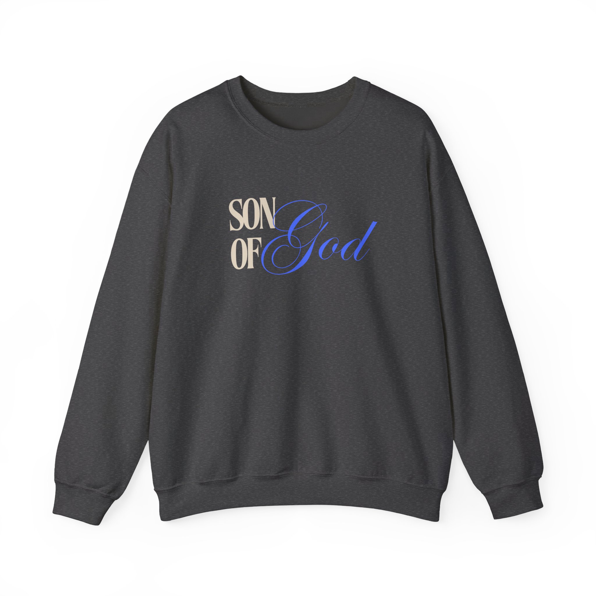 Son of God – "Graceful Blue" Classic Heavy Blend Crewneck Sweatshirt