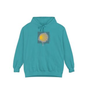 "Stencil Way" Garment-Dyed Hoodie