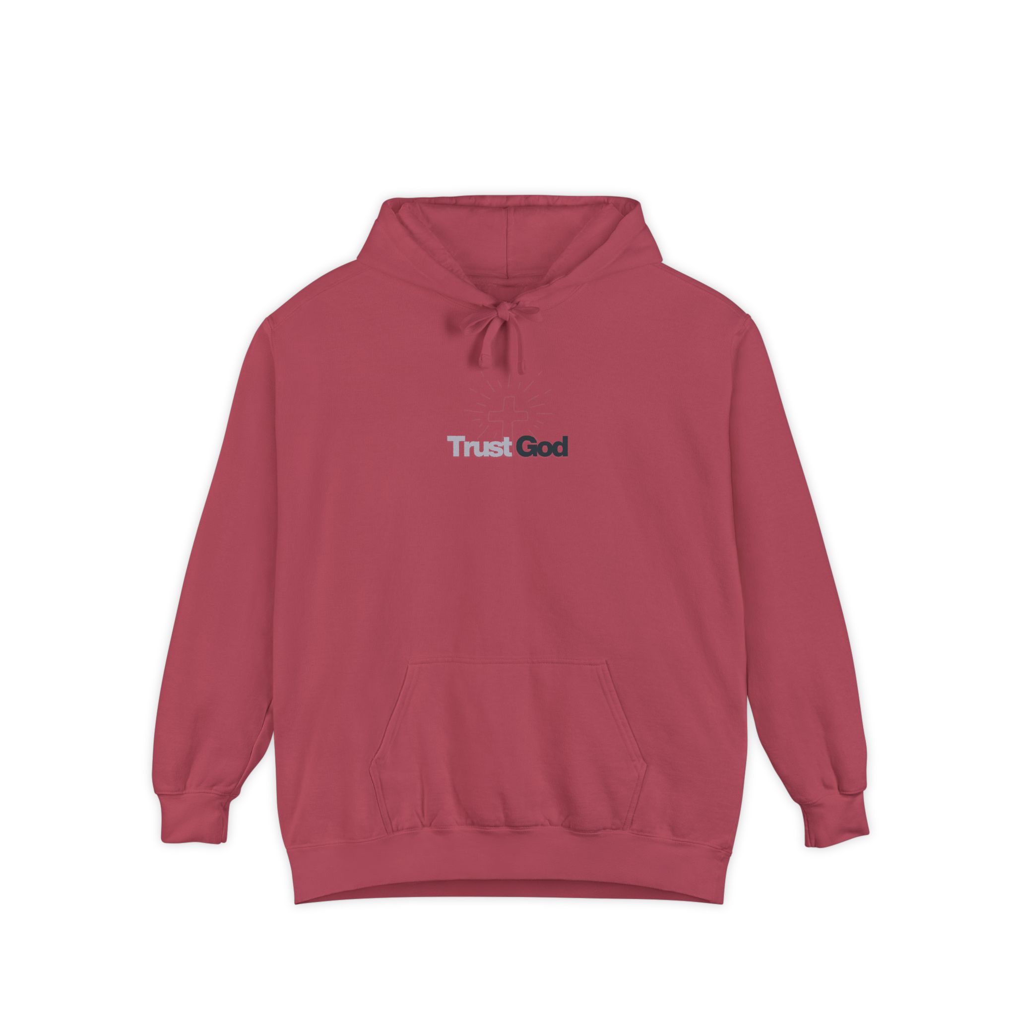 "Radiant Cross" Garment-Dyed Hoodie
