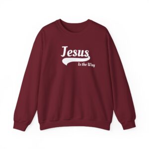 Jesus is the Way – "Classic Varsity" Classic Heavy Blend Crewneck Sweatshirt