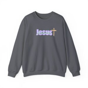 Jesus Saves – "Organic Wood" Classic Heavy Blend Crewneck Sweatshirt